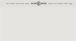 Desktop Screenshot of falconcoffees.com